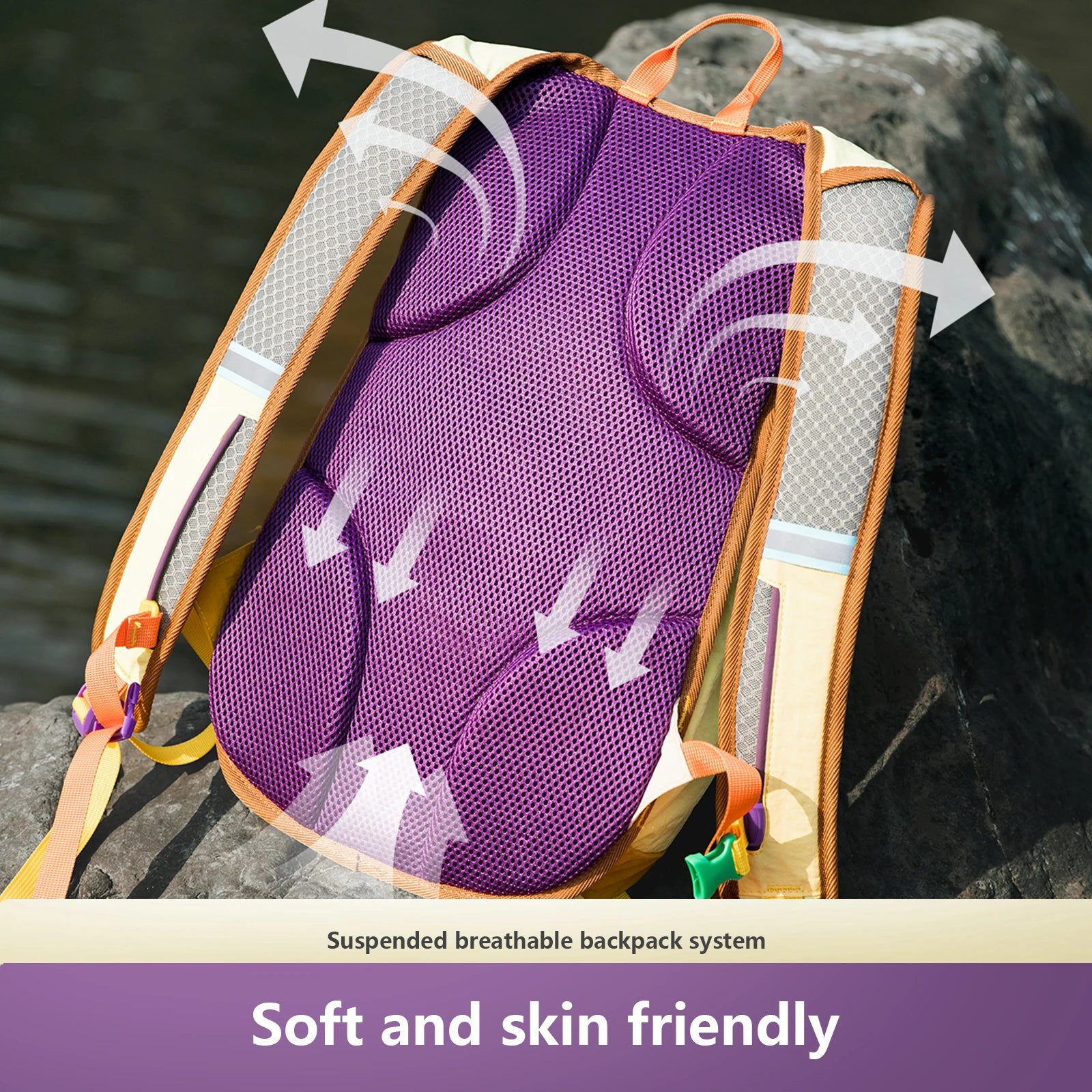 BISINNA 18L Camping Backpack Ultralight Portable Travel Bag for Women and Men Outdoor Hiking Cycling Climbing Fishing