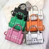 PU Leather Tote Bag for Women, Fashion Handbag, Top Handle Bag, Casual Crossbody Bag, Simple Shoulder Bag 