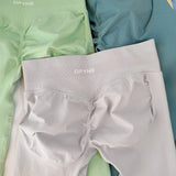 Mallas Dfyne Impact para mujer, sin costuras, para yoga, con efecto push up, para gimnasio, fitness y deportes