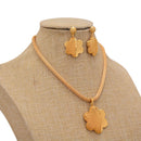 Jewelry Set For Women  Gold Plated With Necklace Pendant Nigerian Wedding Jewelry
