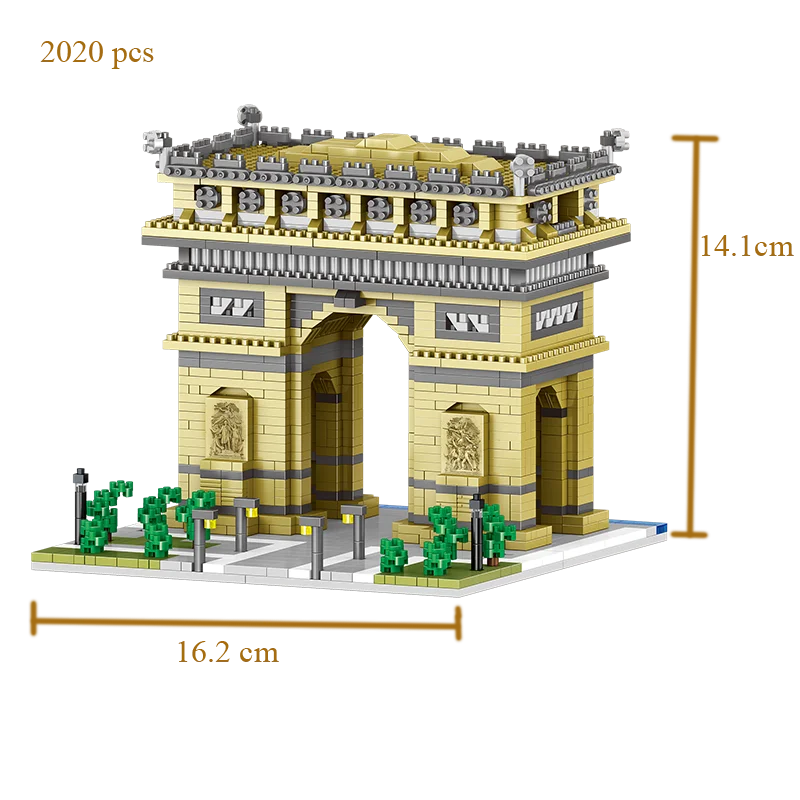 Famous Big Ben Micro Mini Building Blocks Crafted Replica, Leisure and Entertainment Toys Adult Construction Bricks Decoration
