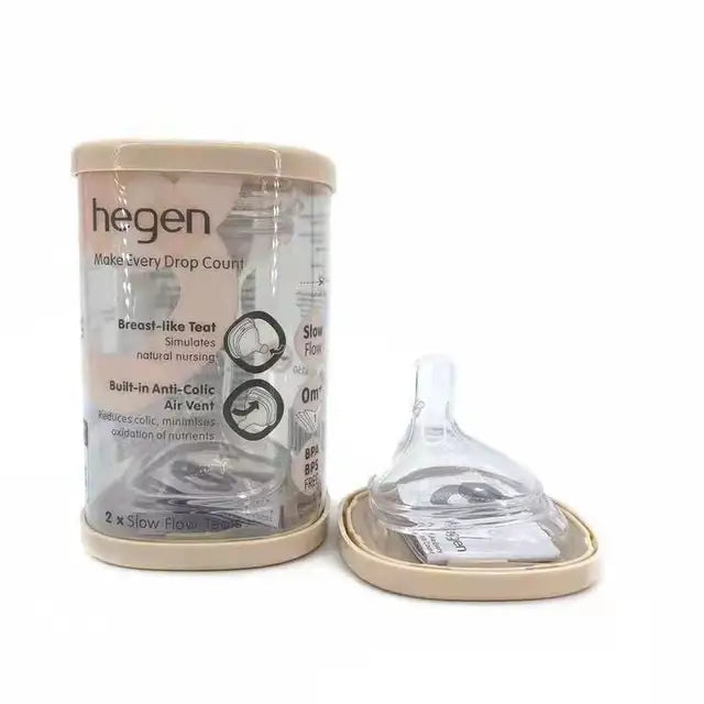 Hegen-Original PPSU Bottle with Storage Lid for Children, Fall-Proof, Baby Bottle, Water Bottle, Gift Box, Original 