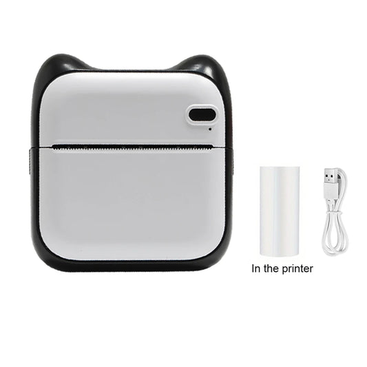 Mini Printer, Portable Thermal Printer Efficiently and Quickly, Inkless Pocket Photo Printer for Study Notes, Pictures, DIY