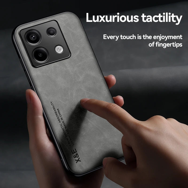 Shockproof Case for Xiaomi Redmi Note 13 Pro 5G Note 13 Pro+ Plus Protective Cover Magnetic Car Holder Phone Coque Fundas Capa