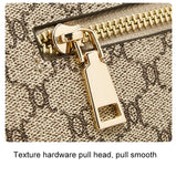 FOXER Women Small Shoulder Bag Fashion Monogram PVC Lady Crossbody Handbag with Adjustable Strap