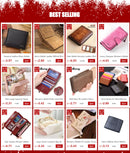 Men's Wallet Leather Billfold Slim Hipster Cowhide Credit Card/ID Holders Inserts Coin Purses Luxury Business Foldable Wallet