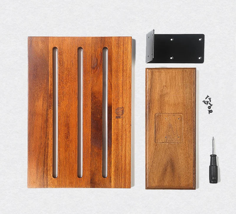 Magnetic Knife Stand Board Acacia Wood Kitchen Display Knife Holder Restaurant Hotel Slicer Butcher Cleaver Magnet Knife Rack