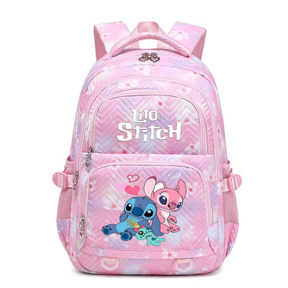Mochila impermeable Disney Lilo Stitch para mujer, bolso de viaje para mujer, mochila escolar para adolescentes, mochila para libros