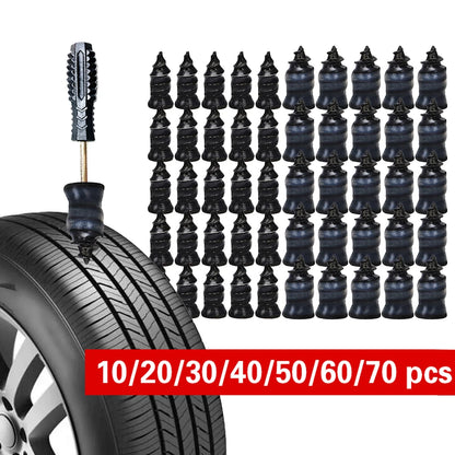 Car Motorcycle Vacuum Tyre Repair Nails 10/20/30/70PCS Universal Tire Screw Tubeless Repair Tools Accessories Kit Car Accessory