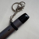 Portable lip gloss electronic pen pendant lip gloss keychain 13mm silicone ring