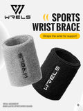 WRELS Wristbands Terry Cloth Moisture Wicking for Sports Tennis Gym Work Out Wristbands Sweatbands Absorbent Wrist Sweat Bands