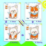 Line Drawing, Children's Doodle Books, Learning Numbers, Early Education to Improve Grades, Fun Drawing Games, Holiday Gifts