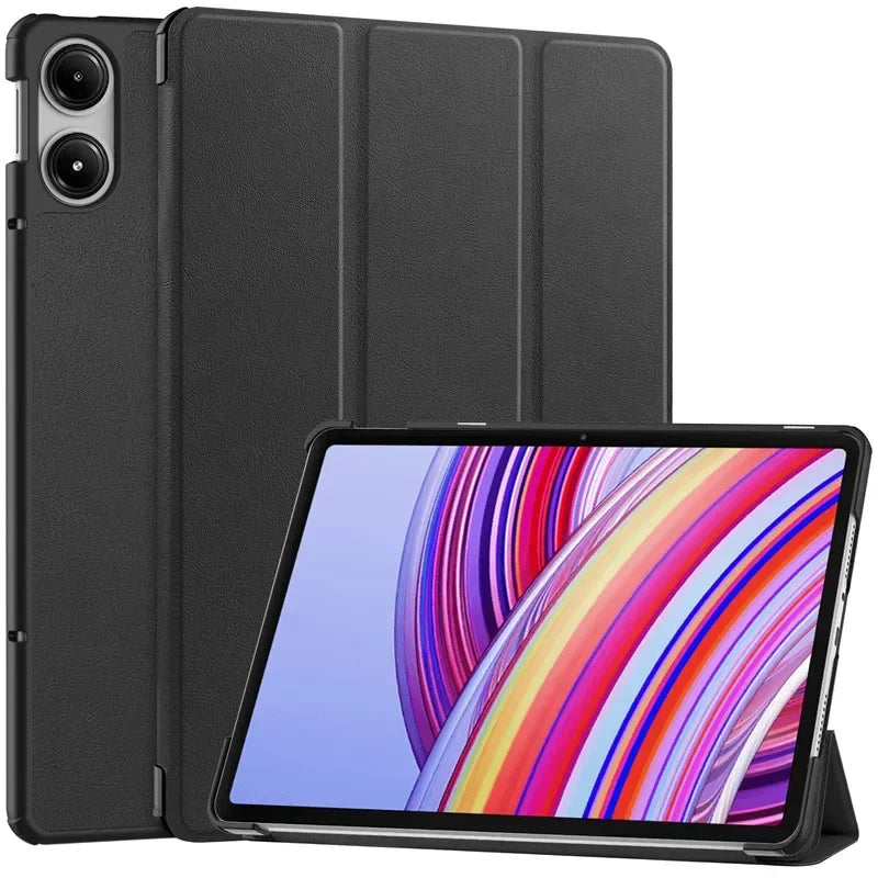 For Xiaomi Redmi Pad Pro 2024 Tri-Folding Flip Stand Case Funda for Red Mi Pad Pro 12.1 Tablet with Auto Sleep Cover