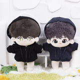 For Labubu Casual Sweatsuit Set Comfy Clothes for Labubu 15/17cm Dolls Featuring Ribbed Hem Details Fashion Doll Accessories