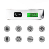10g-50kg Portable Scale Digital LCD Display Electronic Luggage Hanging Suitcase Travel Weighs Baggage Bag Weight Balance Tools