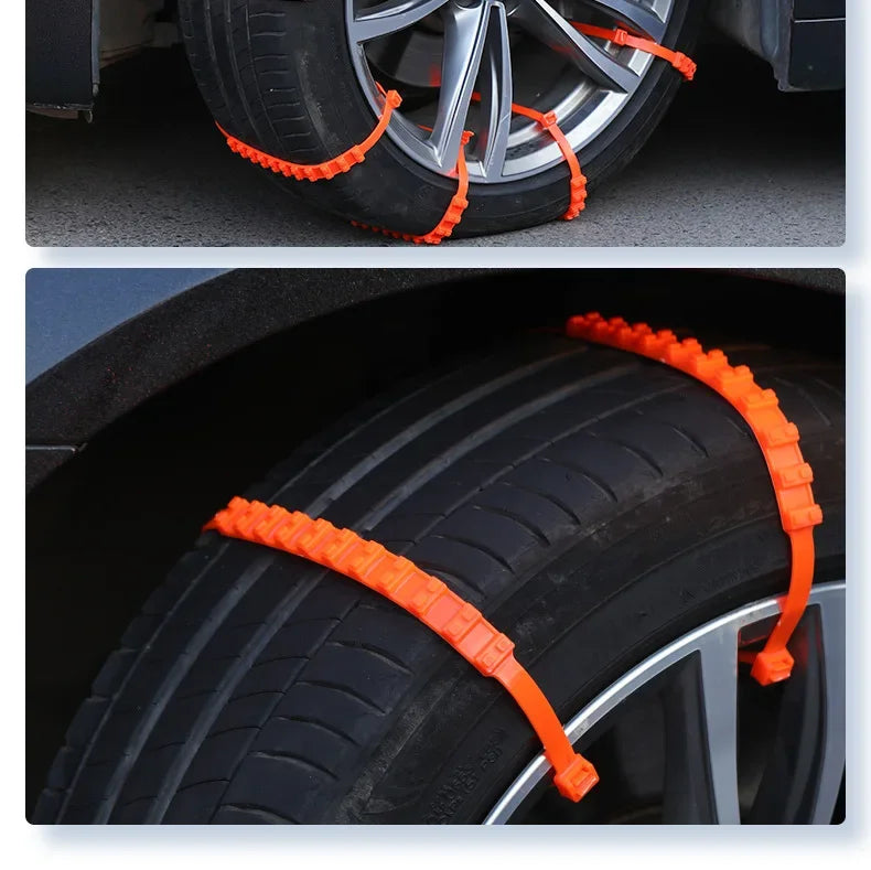 Anti-skid chain car winter anti-skid chain does not hurt the tyre tie off-road car van electric car snow anti-skid chain