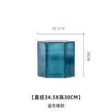 Artistic Glass Coffee Tables, Creative Design End Tables for Living Room , Stylish Accent Tea Table with Various Sizes & Colors