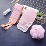 3pcs/set Body Scrubber Back Massage Exfoliating Sponge Bathroom Bath Brush Scrub Shower Brush Body Wash Scrub Bath Supplies
