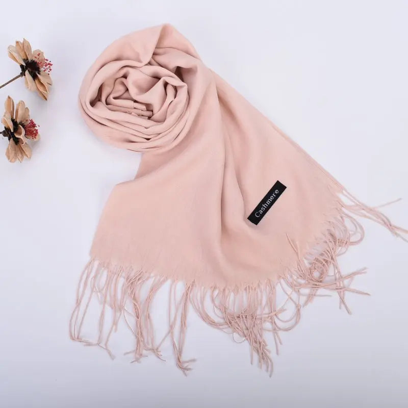 Bufandas de cuero en polvo para otoño e invierno, nuevas, de un solo color, al por mayor, para hombres y mujeres, 120 g, chal con diadema de un solo color.