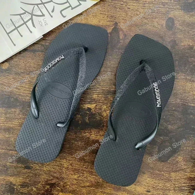 Women's flip flops Havaianas outdoor anti slip beach slippers