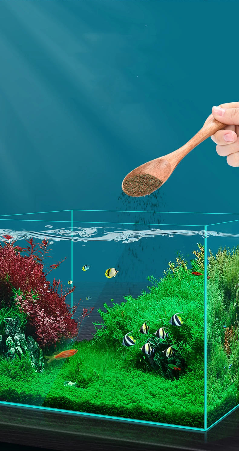 YEE Fish Tank Feed Guppy Lamp Family Fish Betta Small Tropical Fish Traffic Light Fish Aquarium Food
