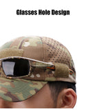 1/2pcs New Men's Camouflage Baseball Cap Breathable Sunscreen Hat Outdoor Sports Hunting Hiking Camping Beach Fishing Sun Hat