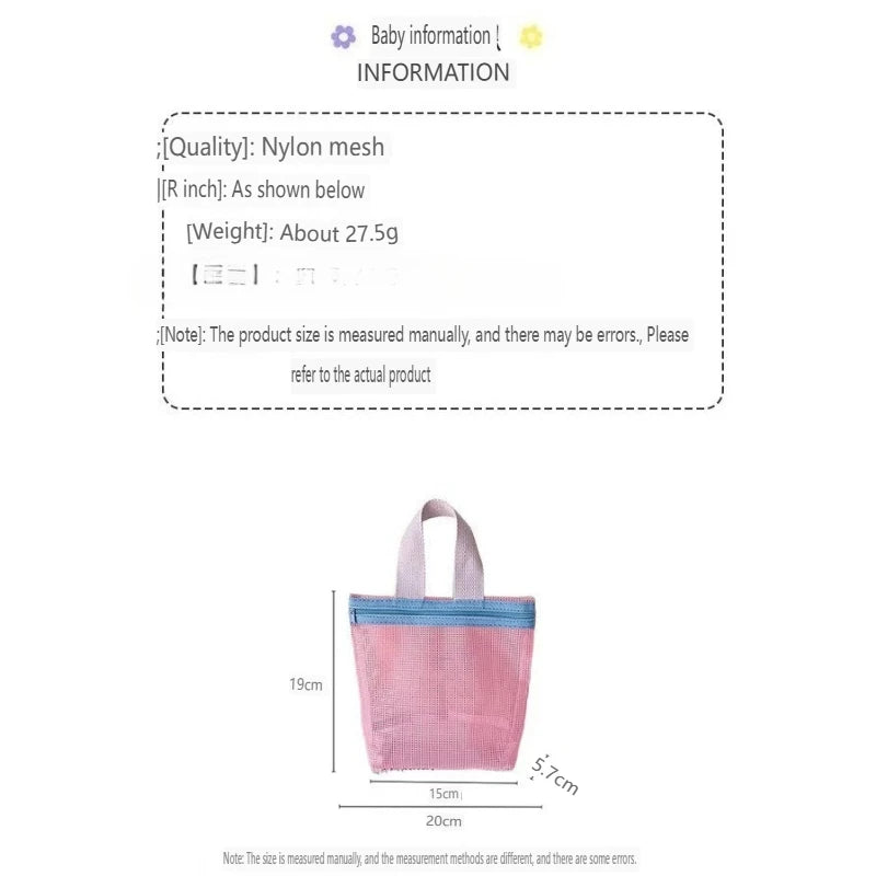 Soft Color Makeup Bag with Drain Holes Large Shower Organizer Travel Essentials