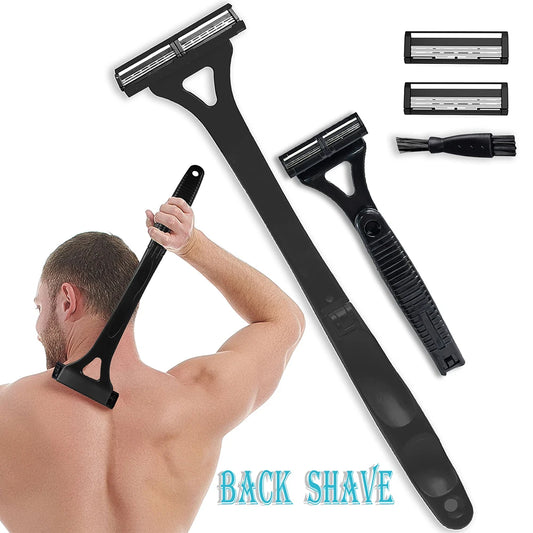 Razor Men Back Shaver Male Machine Hair Shaver Safety Long Handle Foldable Trimmer Body Leg Handle Removal Shaving Razor Tool