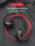 Auriculares inalámbricos DACOM, deportivos, Bluetooth, IPX7, resistentes al agua, 20 horas de reproducción para correr, auriculares inalámbricos AAC.