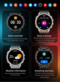 2026 New T-Rex3 Pro 1100mAh Battery Smart Watch GPS path 5ATM Waterproof Sports Run tracker Outdoors Compass Military Smartwatch