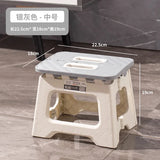 Portable Folding Stool Thickened Plastic Campstool Mini Hand Held Chairs Outdoor Activities Fishing Bench Household Space Saving