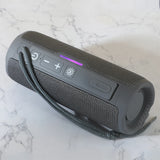TG365 Portable Bluetooth Speaker Dual Bass LED Wireless Subwoofer Waterproof Outdoor Column Boombox FM AUX BT TF Music Player