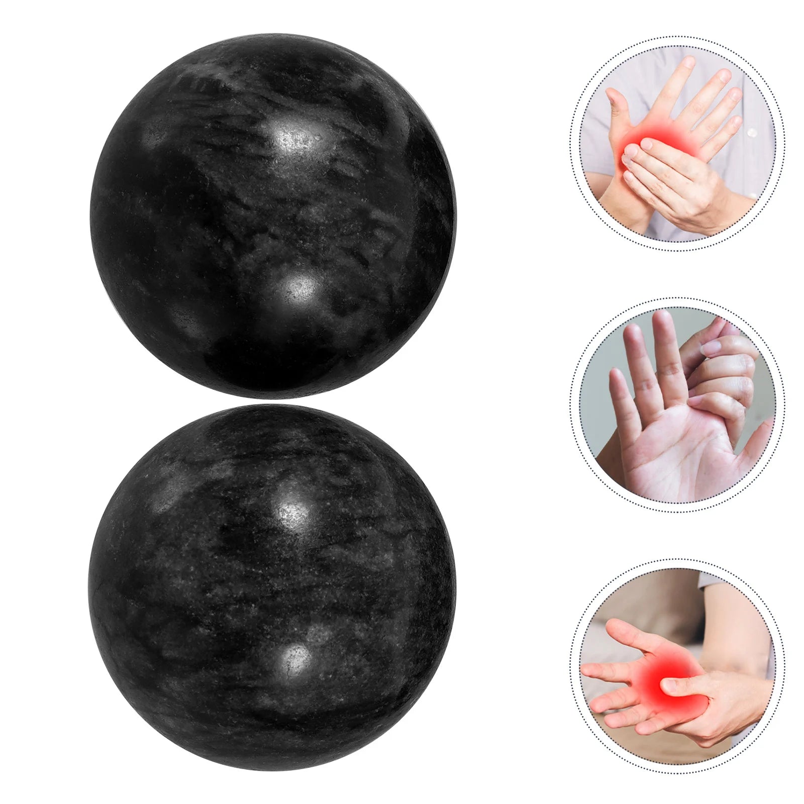 Pelotas antiestrés para adultos, bolas de jade, ejercicios de meditación, alivio del estrés, relajación, zen, salud china, Baoding