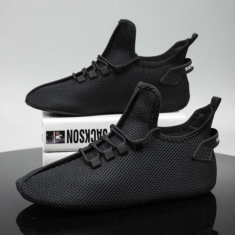 MAEDEF Mens Casual Shoes High Quality Lightweight Running Shoes Man Sneakers Lace Up Flats Shoes Male Outdoor Sports Tennis Shoe