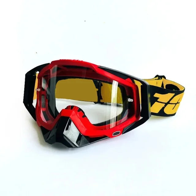 PITSCOTTFOX100 Windproof Motorcycle Goggles for Men and Women, Dustproof, Motocross, Racing, Cycling, Skiing, Best Selling 