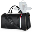 1pc Foldable Women's Travel Convenient Carry-on Clothing Bag Large PU Leather Duffel Bag Women's Business Travel Bag