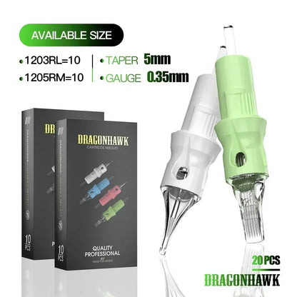 Dragonhawk X2 Pen Set High Capacity Battery Body Wireless Tattoo Machine Art Permanent Accessories for Beginner Tattoo Supply
