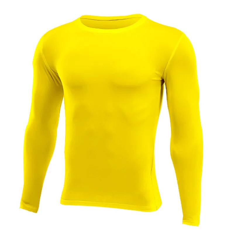 Men Women Kids Children Boy Girl Compression Running Long T Shirt Fitness Sport Basketball Football Gym Sportswear Clothes 8659