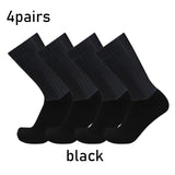 Socks 4pairs/set Aero Pure Color Cycling Silicone Sports Non-slip Pro Racing Bicycle Socks Summer Cool Calcetines Ciclismo