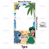 Disney Lilo And Stitch Photo Booth Frame Props Children's 1st Birthday Party Shooting Background Props Baby Party Decoration