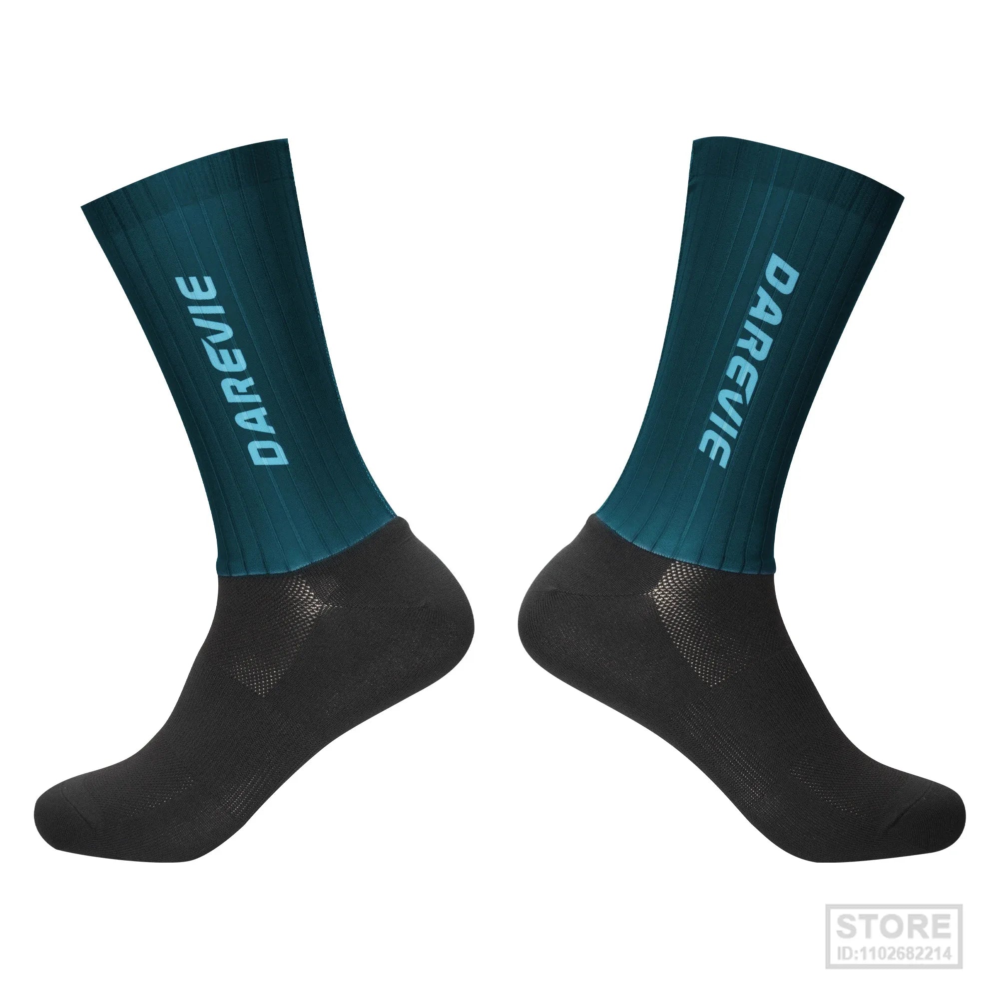 High DAREVIE Cycling Socks Aero Speed Sock Pro Sports For Men Anti-slip Breathable Athletic Moisture Control