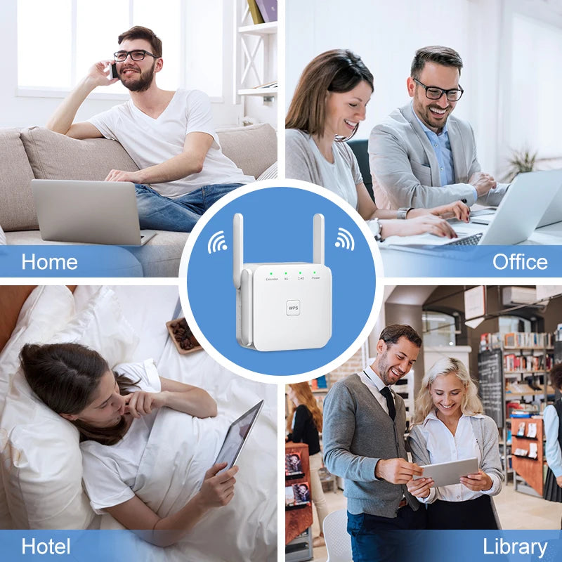FSU 5G WiFi Repeater Wifi Amplifier Wifi Extender Network Wifi Booster 1200Mbps Long Range Wireless network internet  Repeater