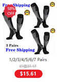 Unisex Compression Socks Football Socks Non-slip Long Tube Knee High Stockings Socks Striped Soccer Socks Running Sports Socks