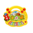 Juguete musical para bebé con sonido de animales, teclado de piano para niños, instrumento musical eléctrico con luces intermitentes, juguetes educativos tempranos para niños. 