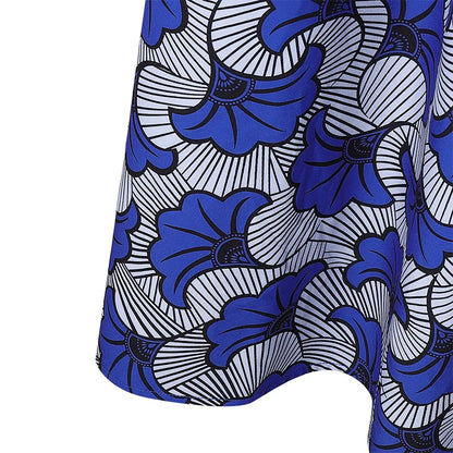 Vestido largo con estampado bohemio VONDA de talla grande 5XL para mujer, manga larga tipo farol, elegante, cuello en V, para vacaciones