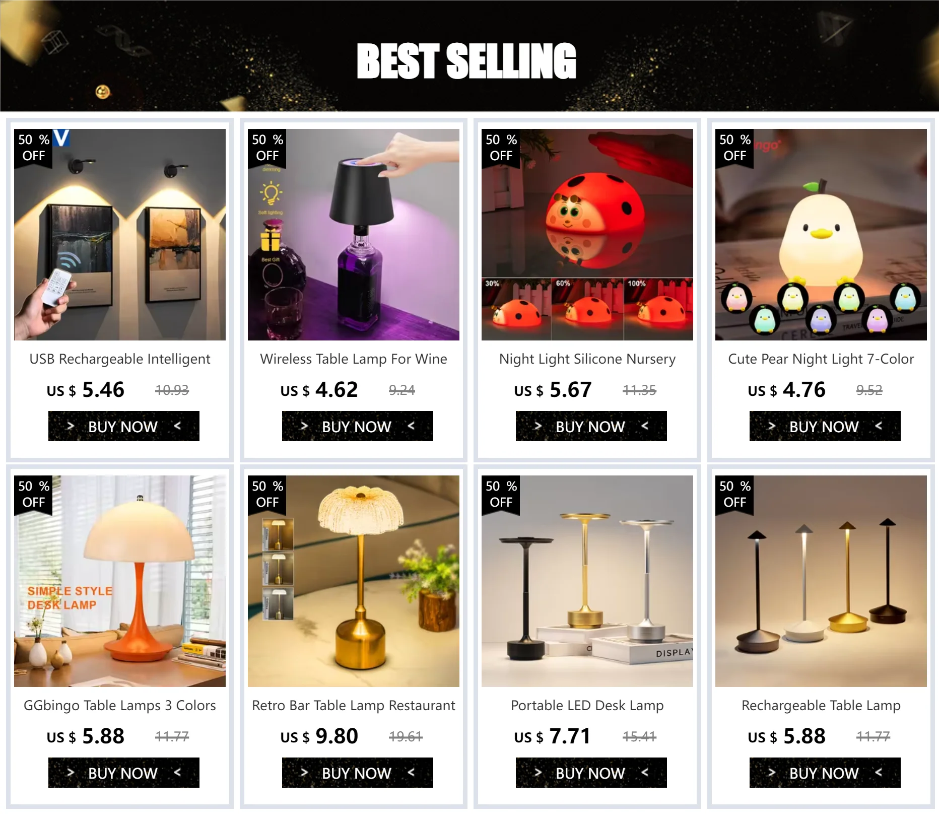 USB Rechargeable Intelligent Human Sensing Wireless Wall Light Dimmable Led Spotlight for Lighting Paintings Pictures Spotlights