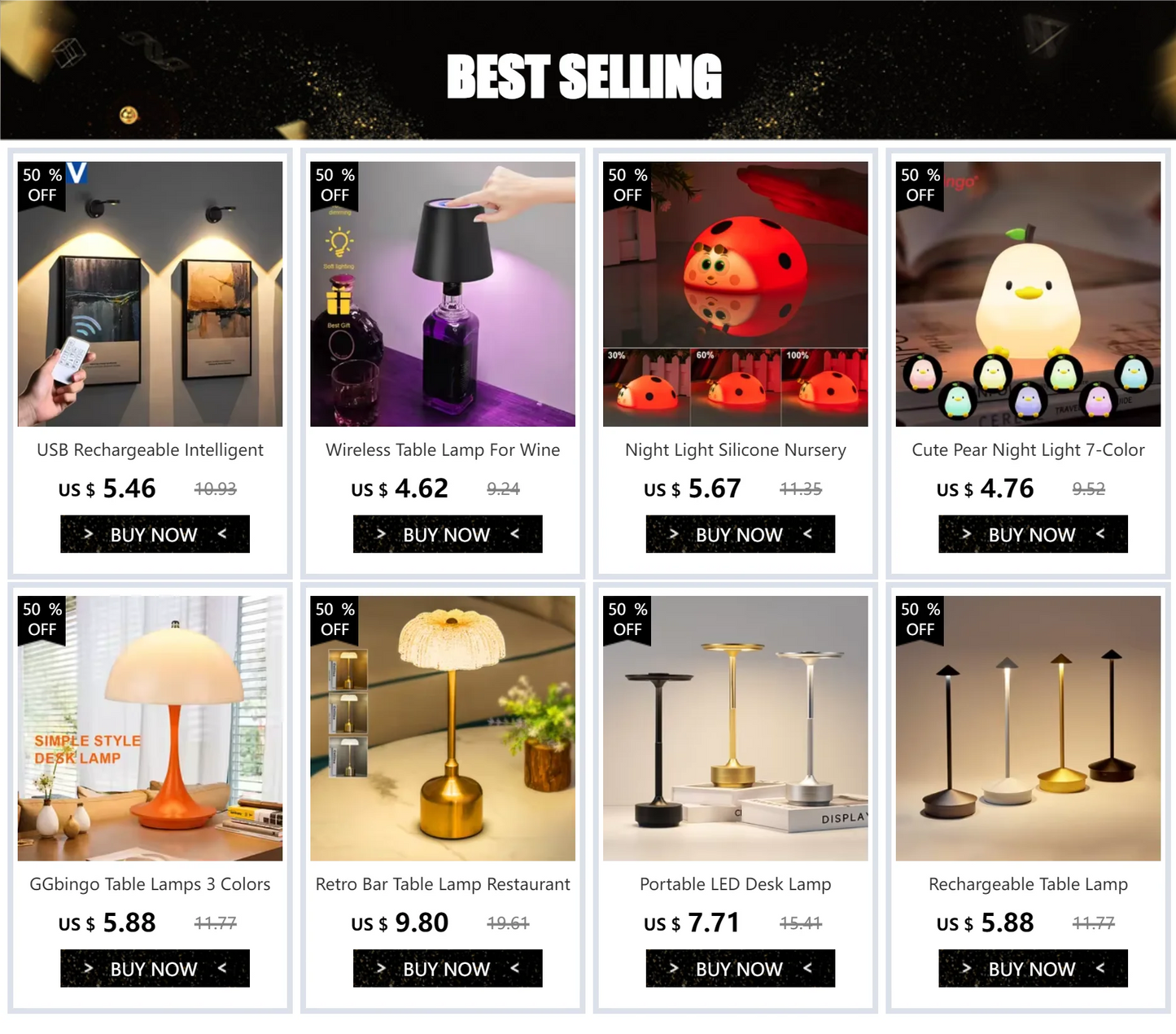 USB Rechargeable Intelligent Human Sensing Wireless Wall Light Dimmable Led Spotlight for Lighting Paintings Pictures Spotlights