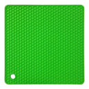 18cm Square Silicone Mat Heat Resistant Potholder Dining Table Placemat Non-slip Pot Holder Cup Coaster Kitchen Accessories