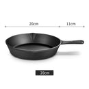 14/16/20cm Cast Iron Frying Pan,Non-stick Skillet Kitchen Fry Pot,Breakfast Pan Omelette  pancake pan,Induction Cooking Cookware