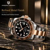 Relógio Masculino Mecânico de Luxo PAGANI DESIGN 2026 – Aço Inoxidável, Função GMT, Vidro de Safira – Marca de Alto Padrão